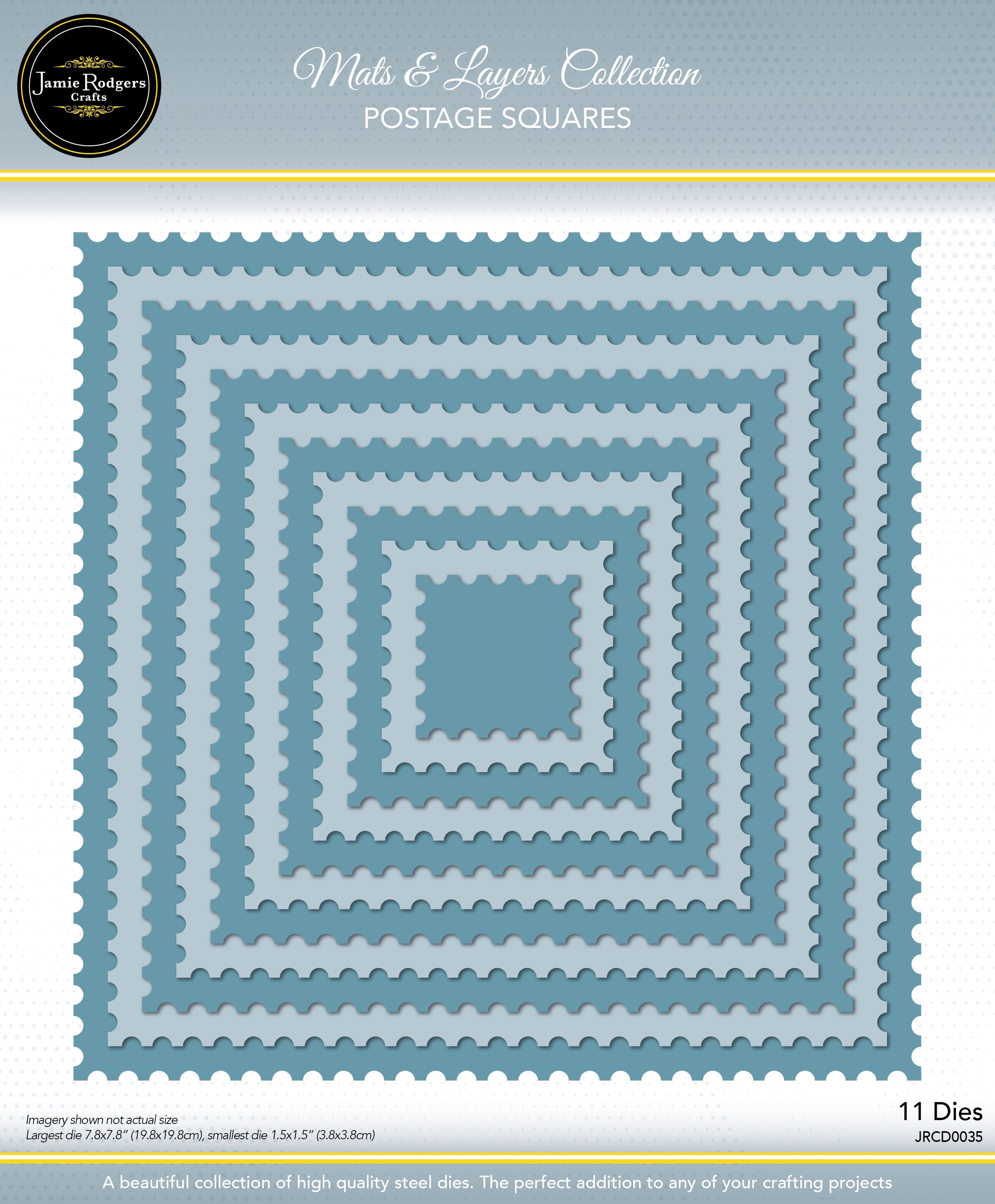 Jamie Rodgers Crafts - Postage Squares Die Set