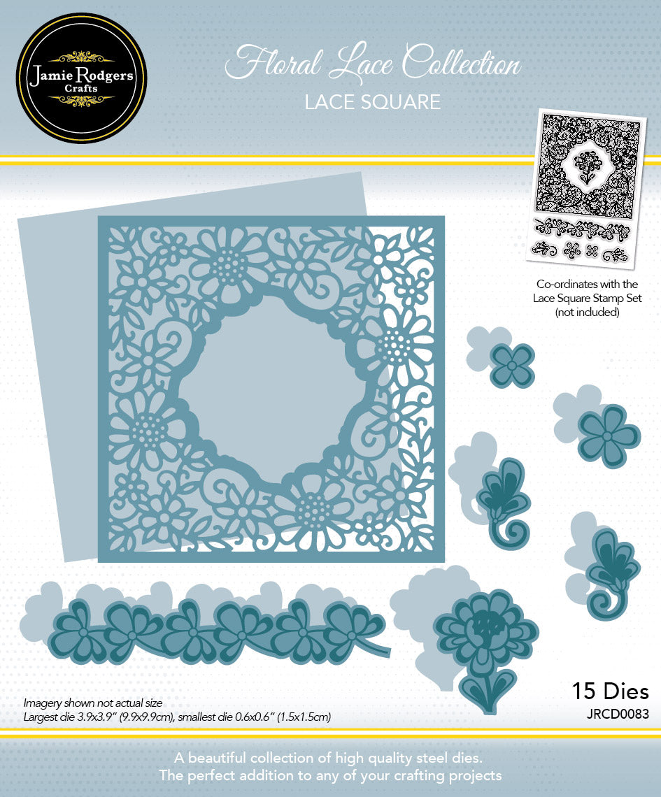 Jamie Rodgers Crafts Lace Square Die Set