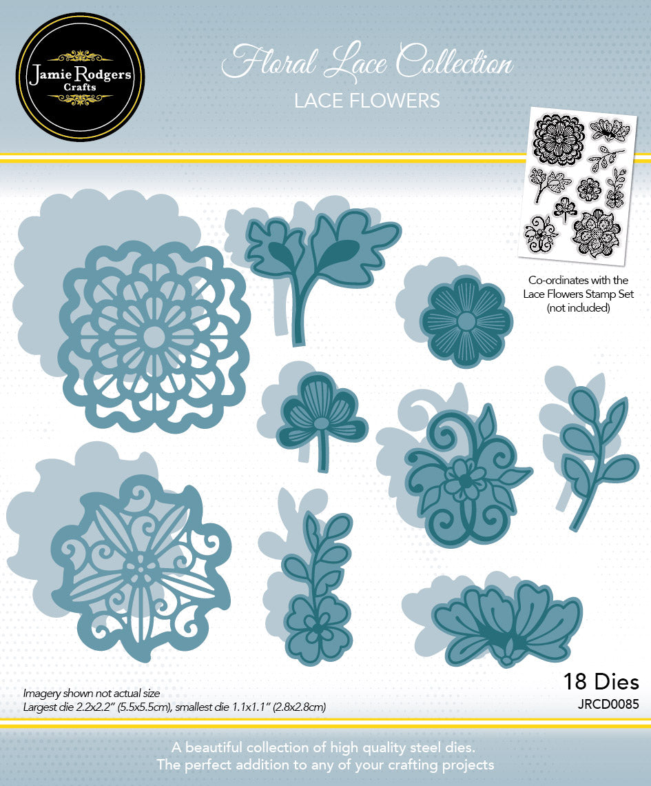 Jamie Rodgers Crafts Lace Flowers Die Set