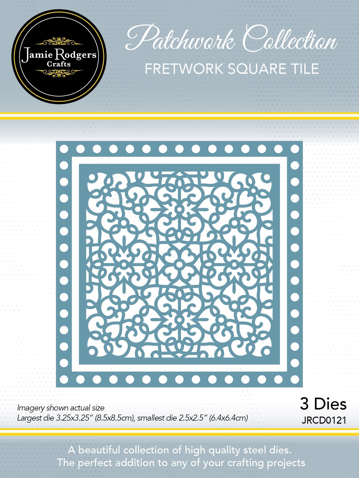 Jamie Rodgers Crafts Fretwork Square Tile Die Set
