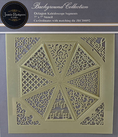 Jamie Rodgers Crafts Octagon Kaleidoscope Segments Stencil
