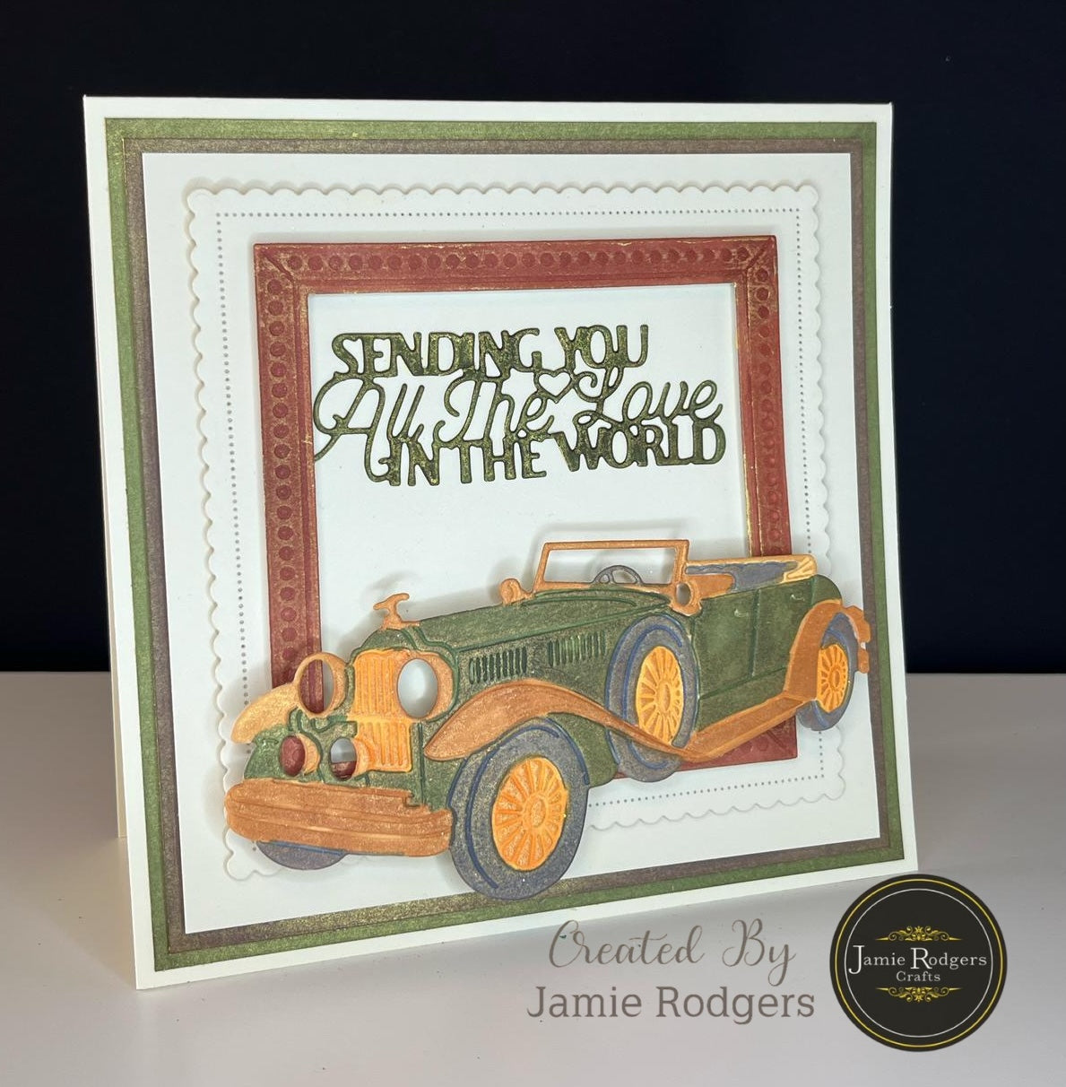 Jamie Rodgers Crafts Vintage Car Die Set