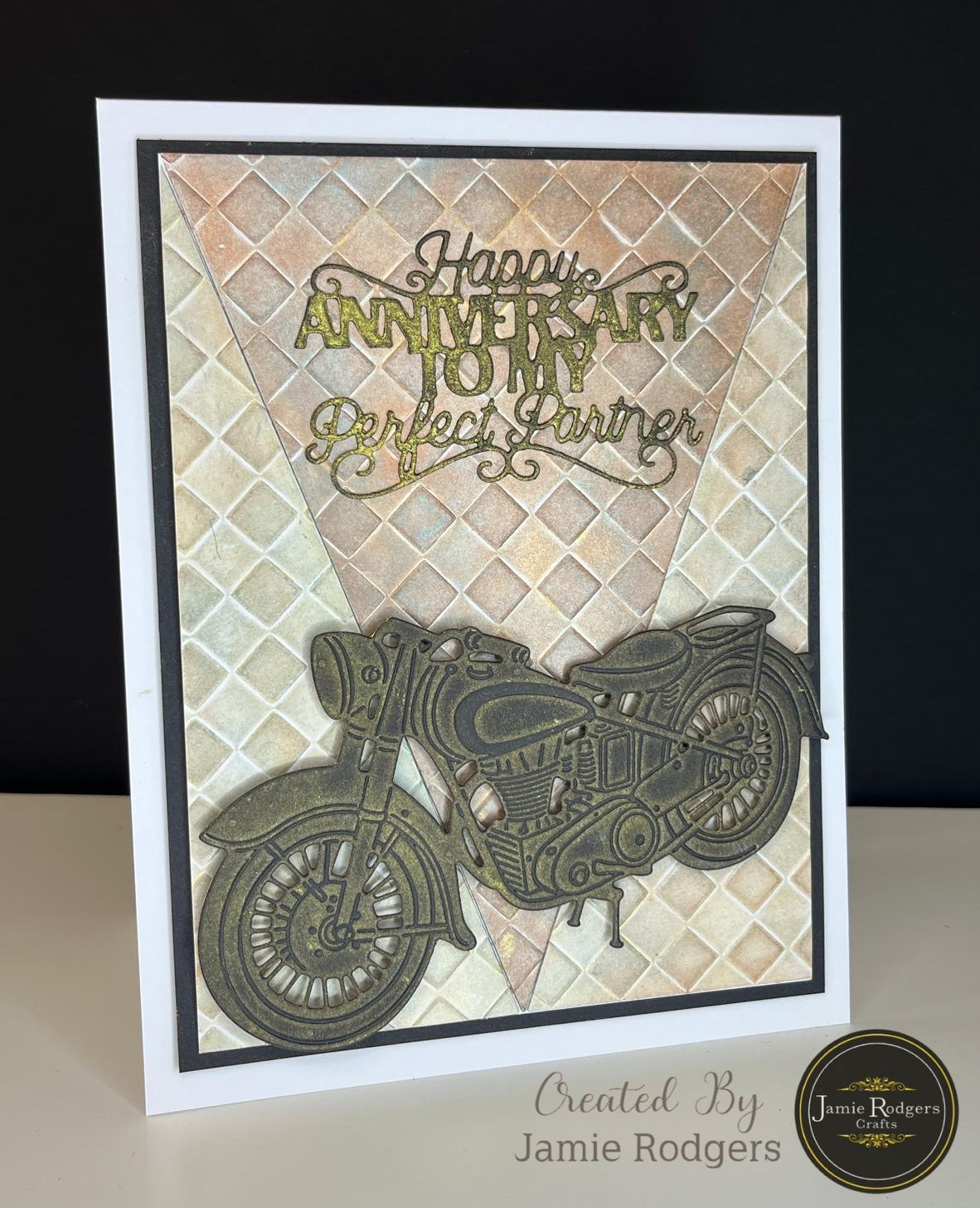 Jamie Rodgers Crafts Happy Anniversary To My Perfect Partner Die Set