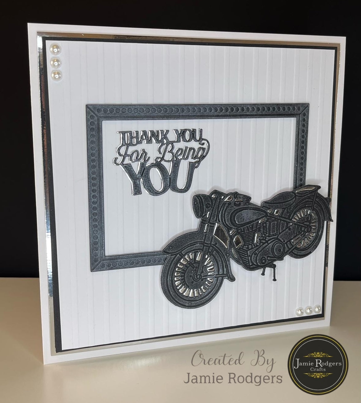 Jamie Rodgers Crafts Vintage Motorbike Die Set