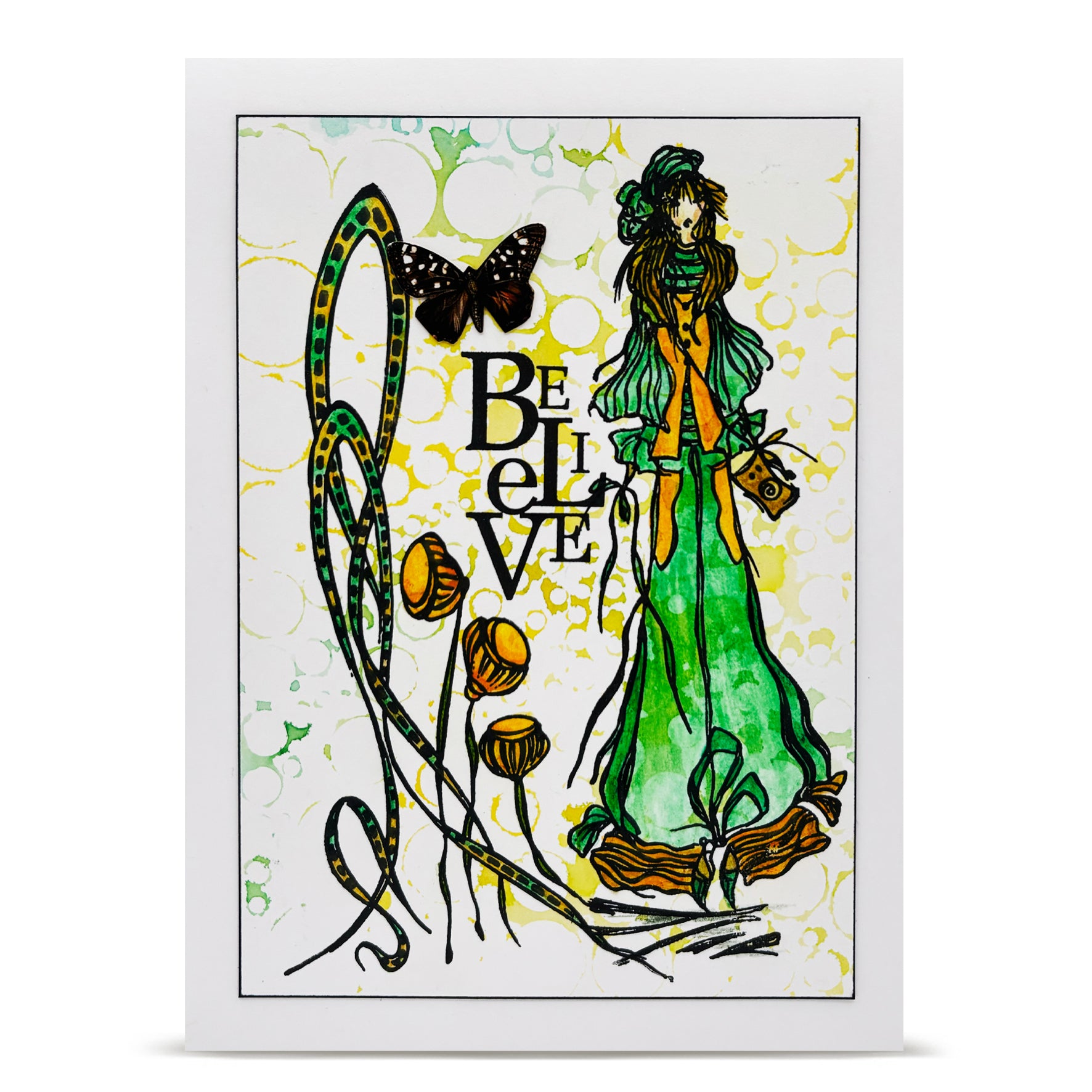 AALL and Create - 6"x6" Stencil - Center Spin
