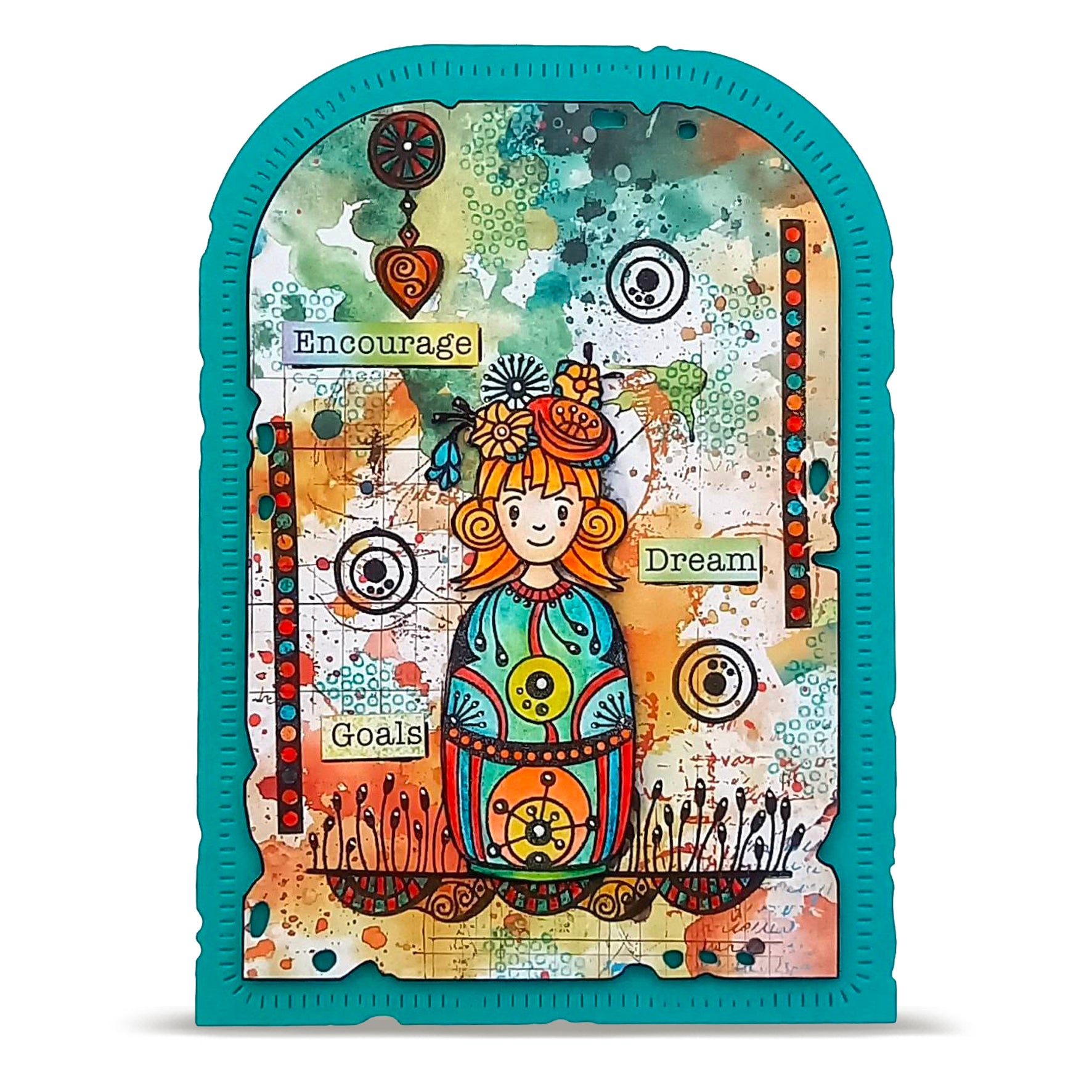 AALL and Create - A6 - Stamp Set - Graphic Coquelicots