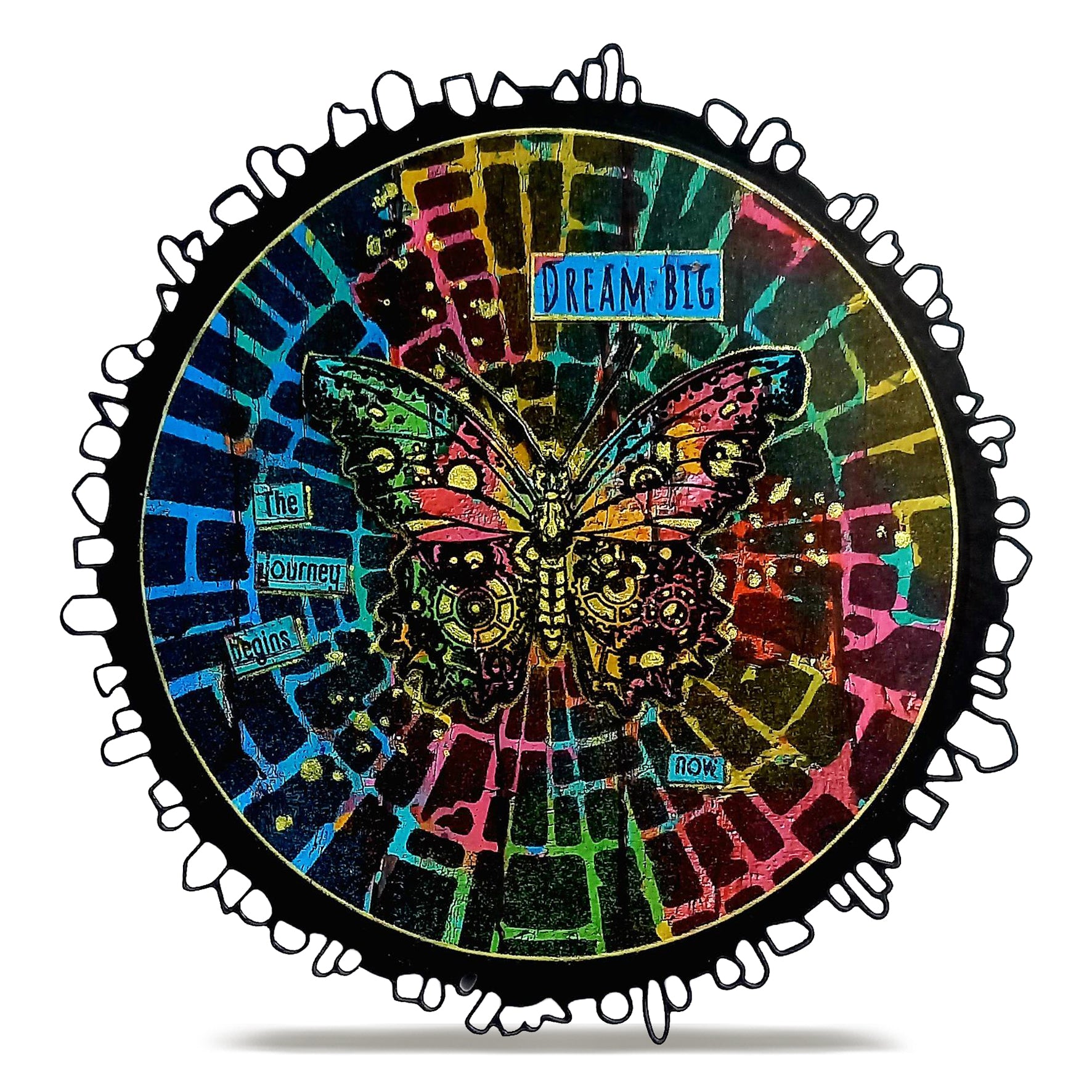 AALL and Create - 6"x6" Stencil - Bubble Field