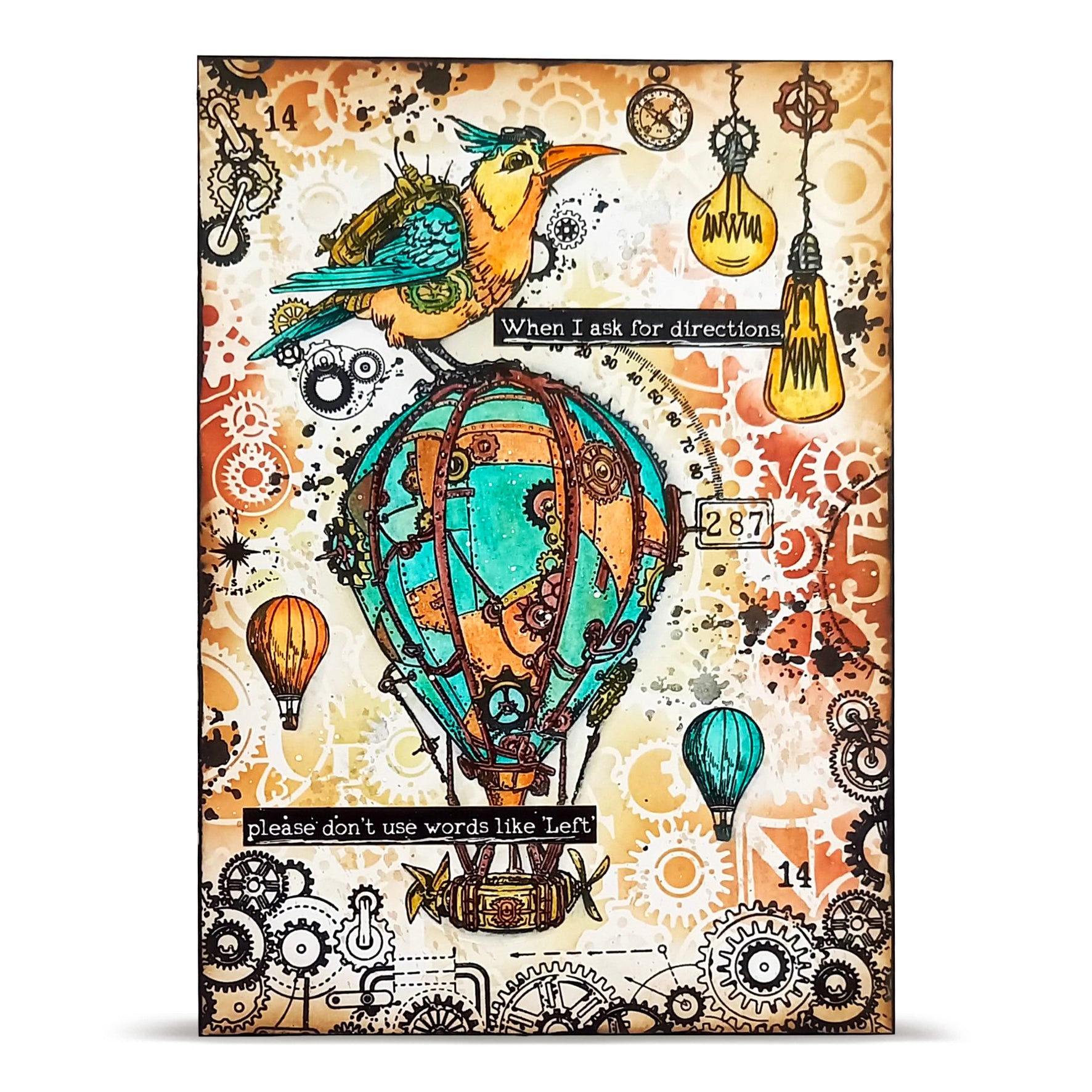 AALL and Create - A6 - Stamp Set - Gearfeather