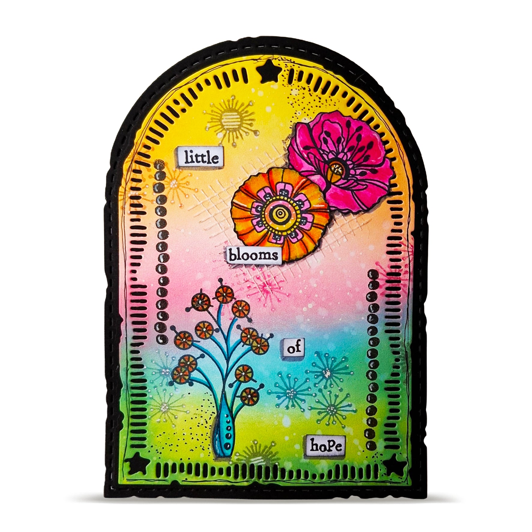 AALL and Create - A6 - Stamp Set - Funny Coquelicots