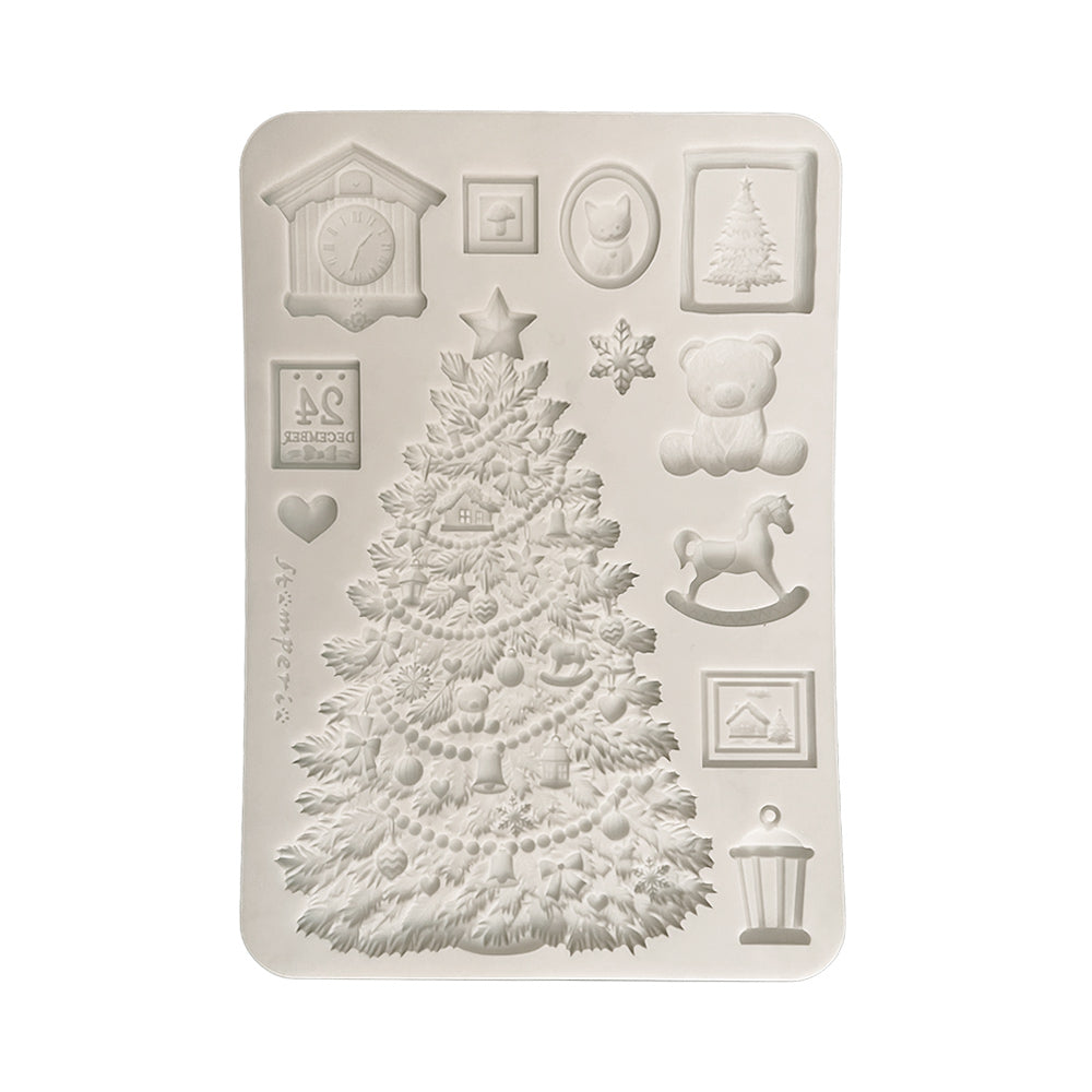 Silicon Mould Designs A5 For Art And Craft - Christmas Tree