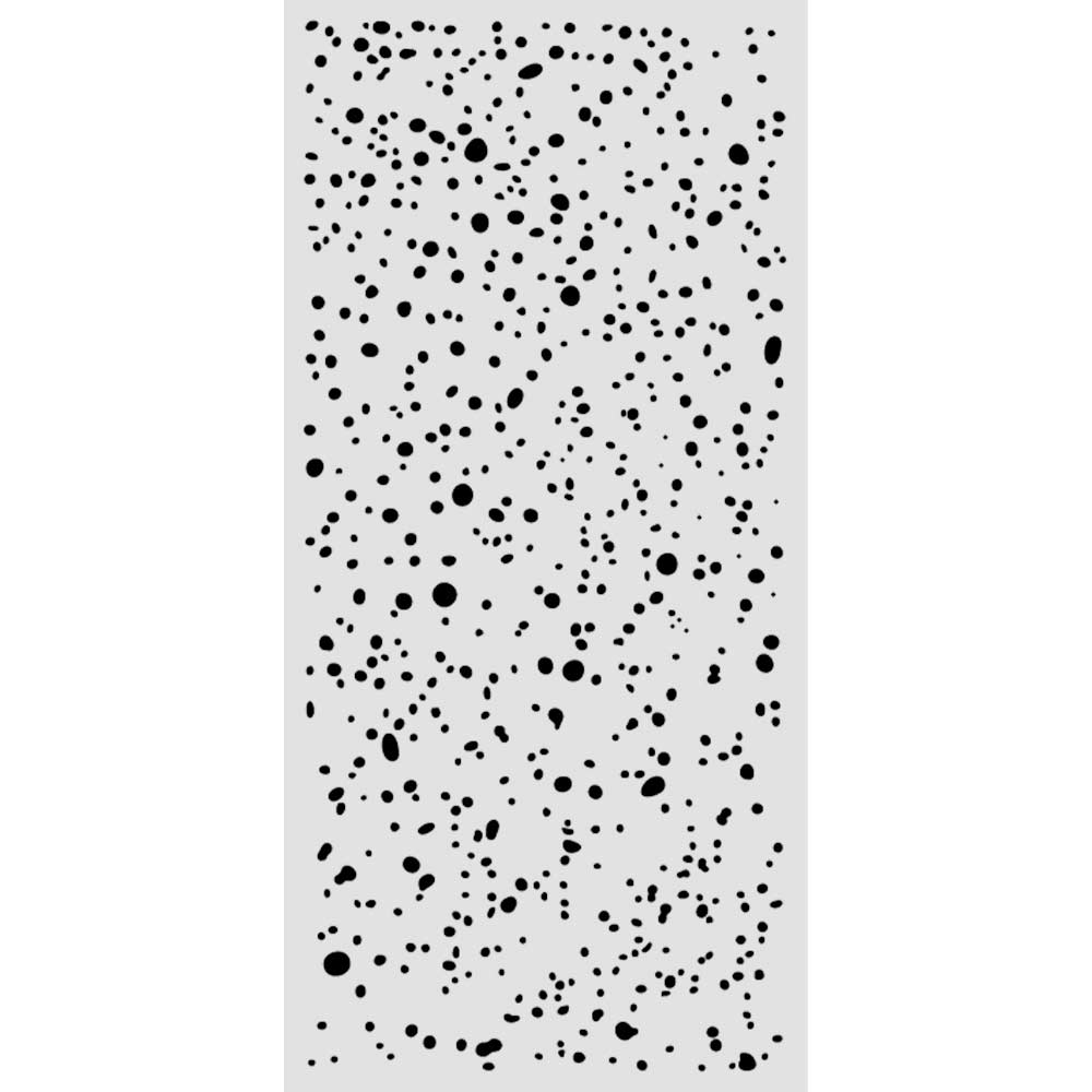 Cut Laser Stencil For Art And Craft cm 12x25 - Cosmos Ink Spots