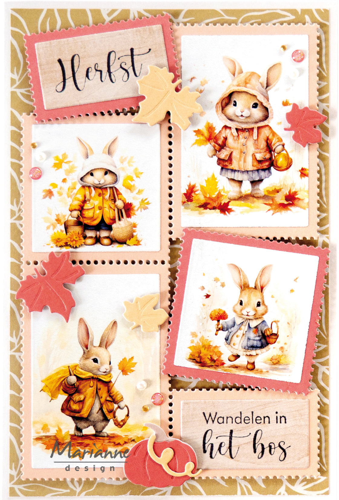 Marianne Design A4 Cutting Sheet - Autumn Stamps
