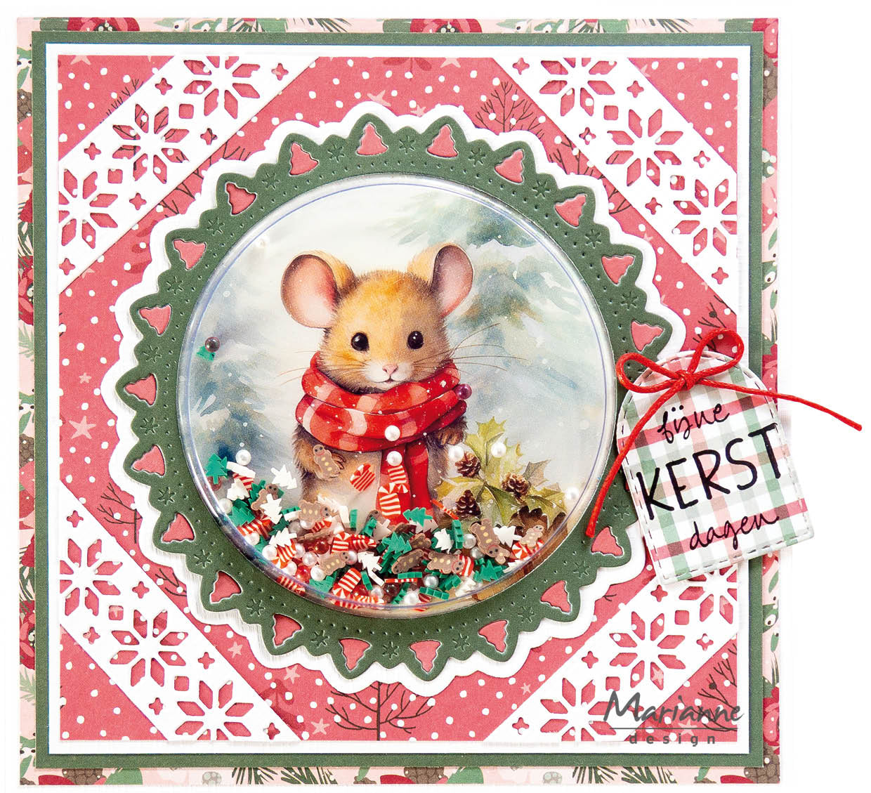 Marianne Design A4 Paper Pad - Merry Christmas