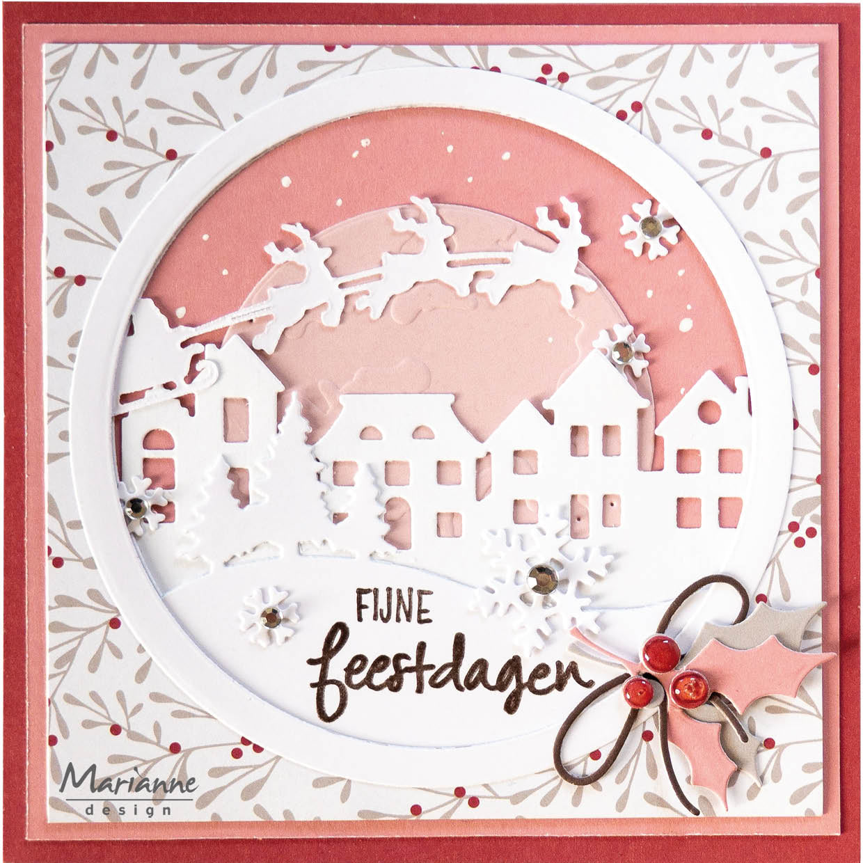 Marianne Design A4 Paper Pad - Merry Christmas
