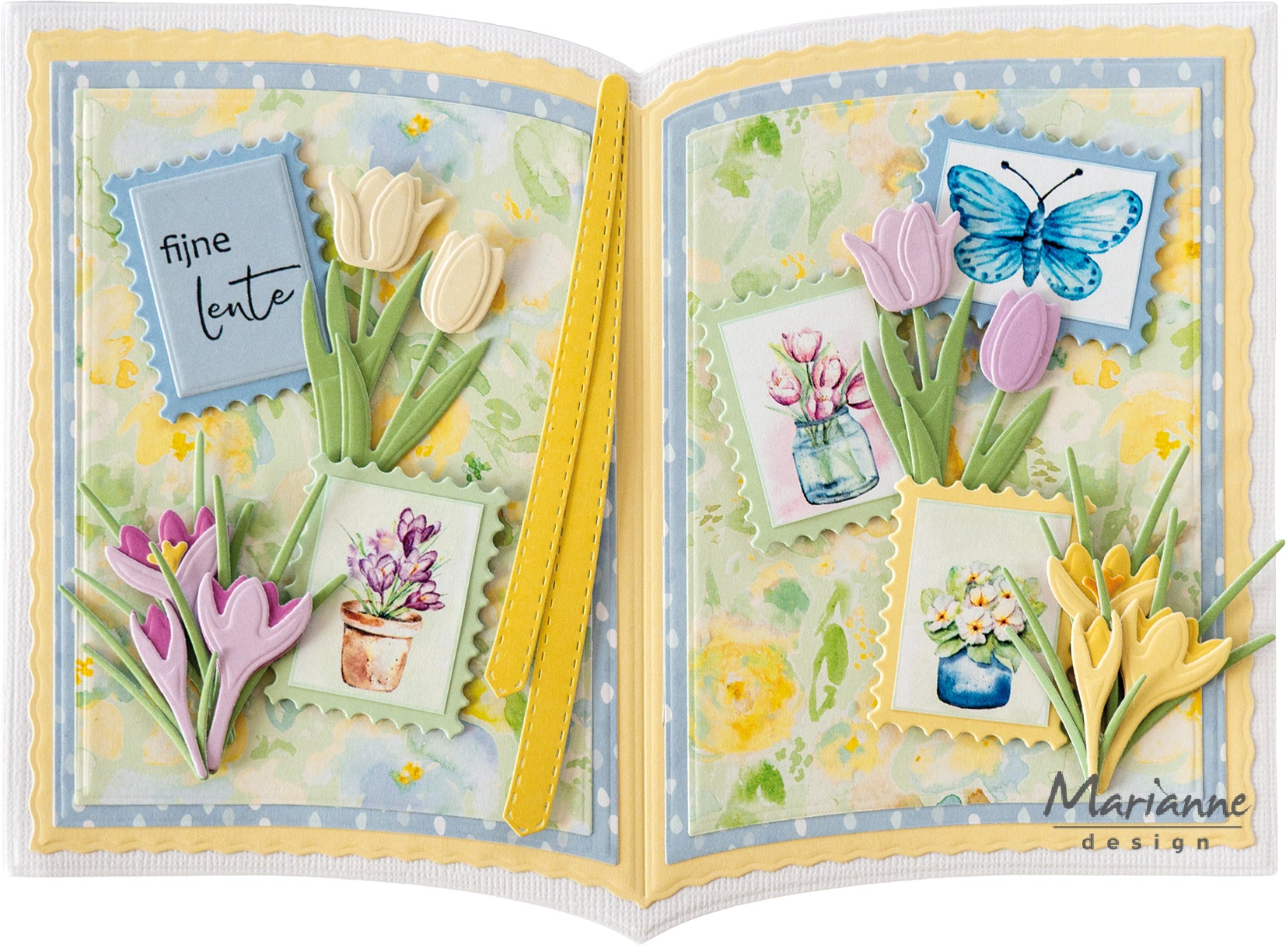 Marianne Design A4 Cutting Sheet - Stamps - Spring