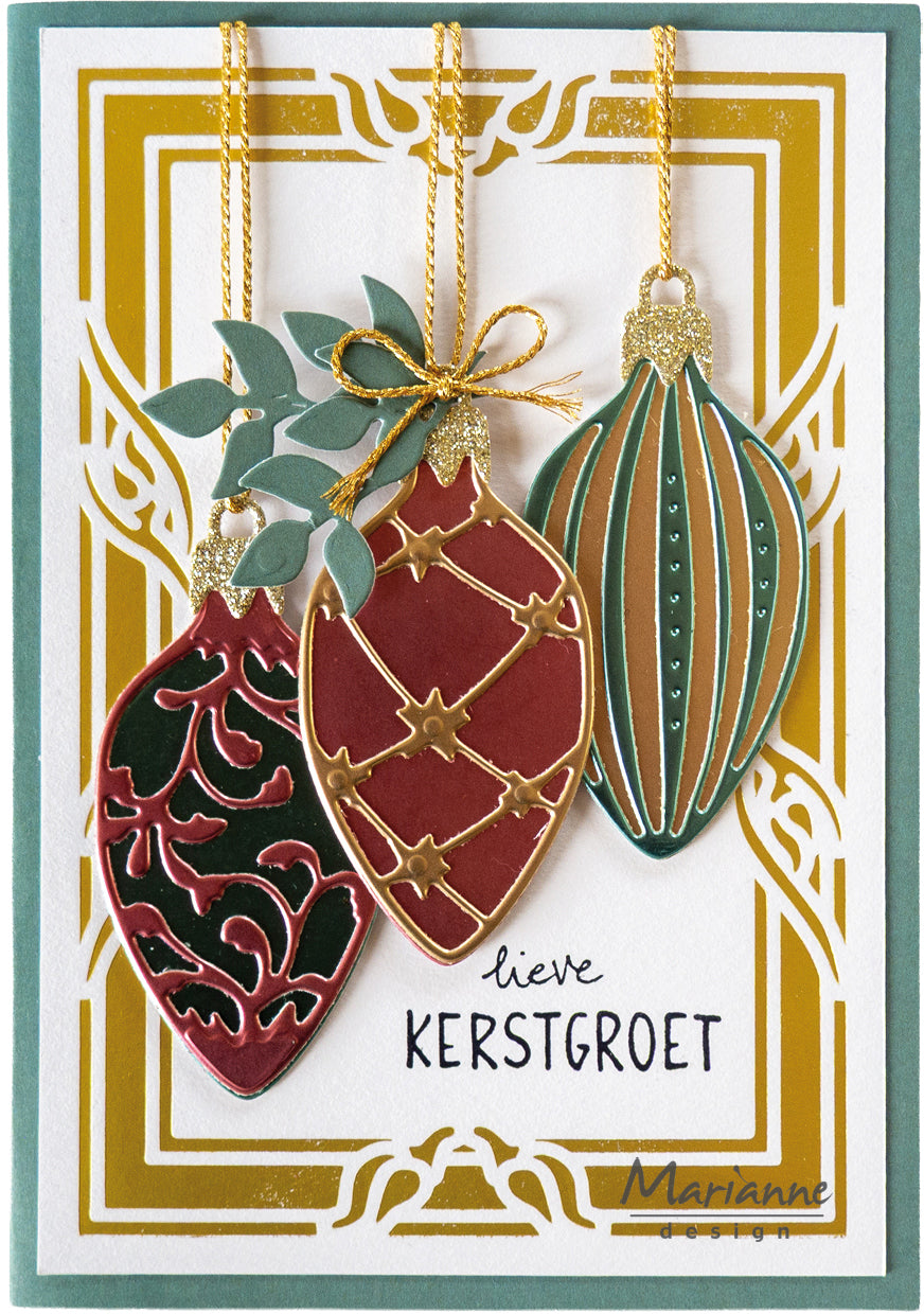 Marianne Design A5 Metallics - Christmas Elegance