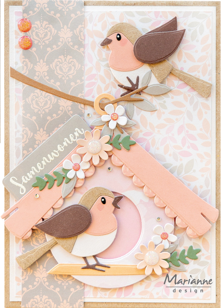 Marianne Design Collectables Die - Birdhouses By Marleen