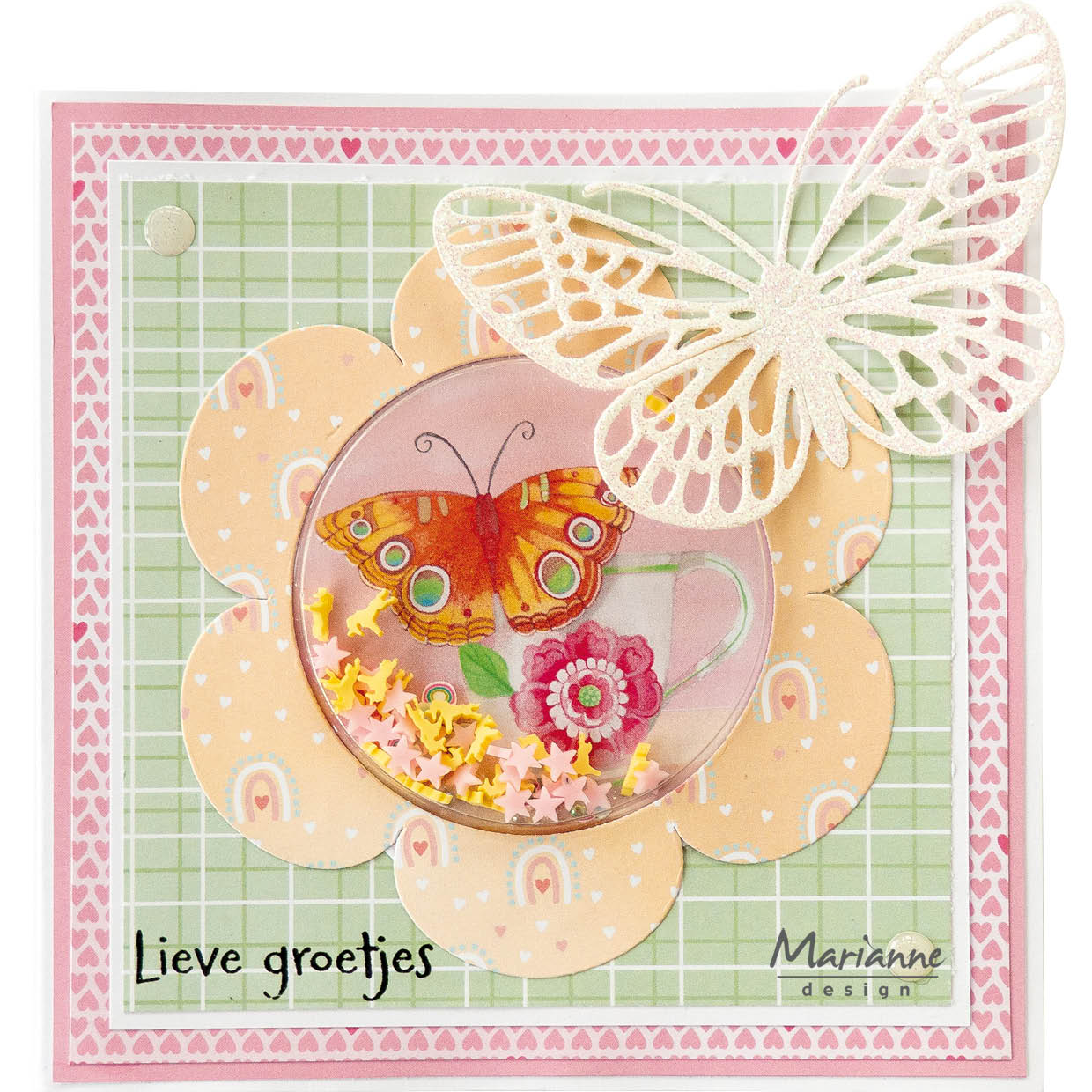 Marianne Design A4 Cutting Sheet - Sensibility - Summer Circles 7 cm