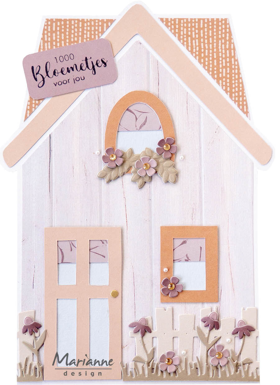 Marianne Design Craft Stencil - House by Marleen