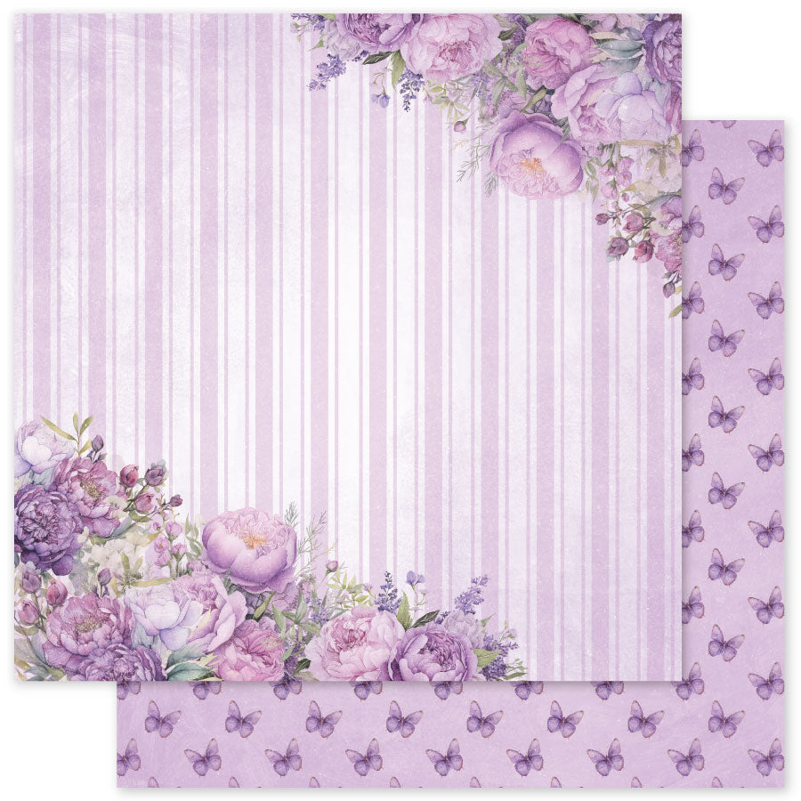 Lavender & Fairies B 12x12 Paper (12pc Bulk Pack) 33483