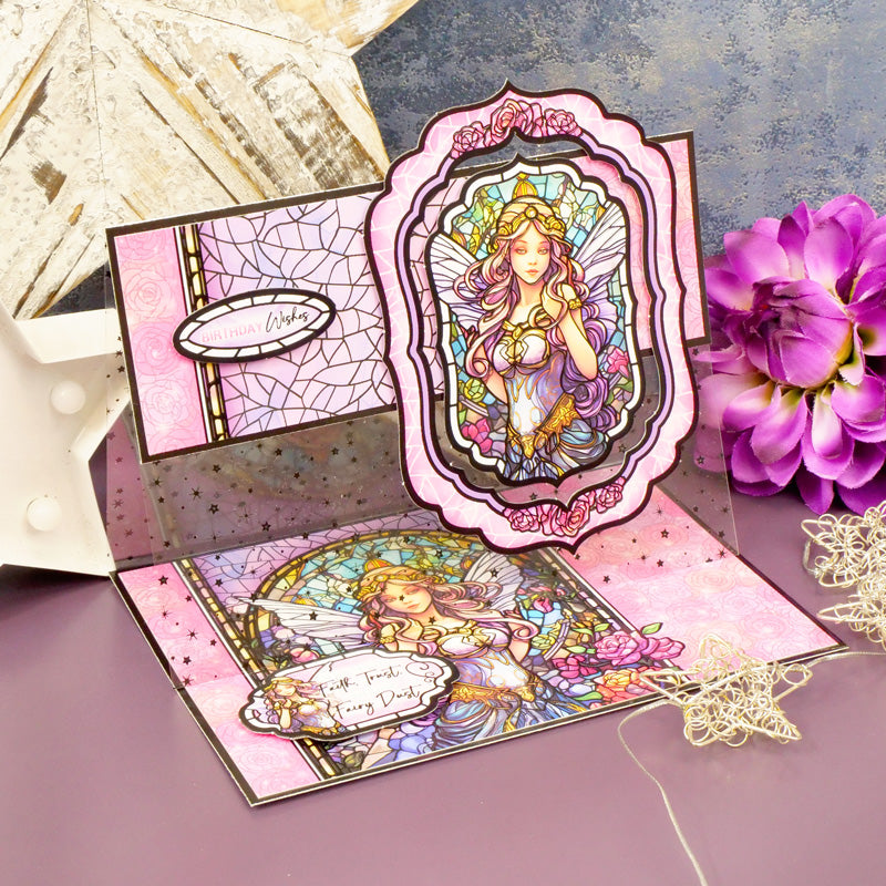 Stained Glass Mystical Worlds Luxury Foiled Acetate