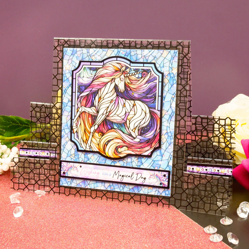 Stained Glass Mystical Worlds Luxury Foiled Acetate