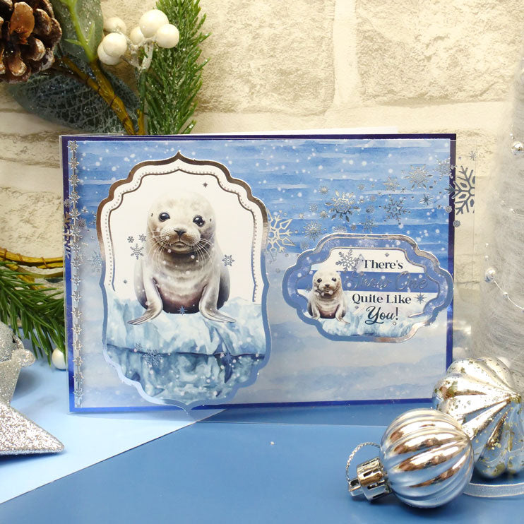 Snow Adorable Luxury Foiled Acetate