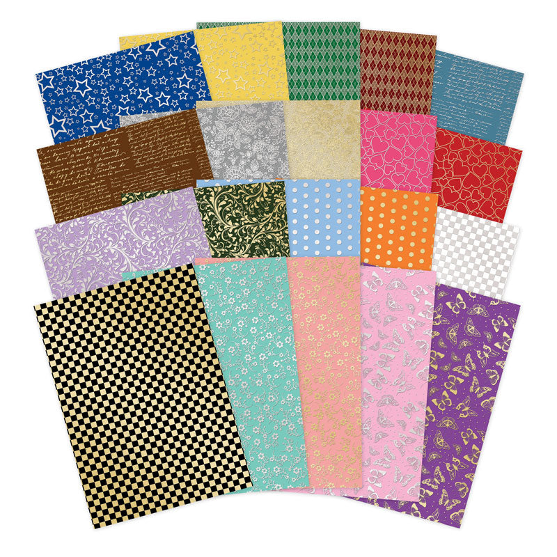 Foiled Edge-to-Edge Cardstock