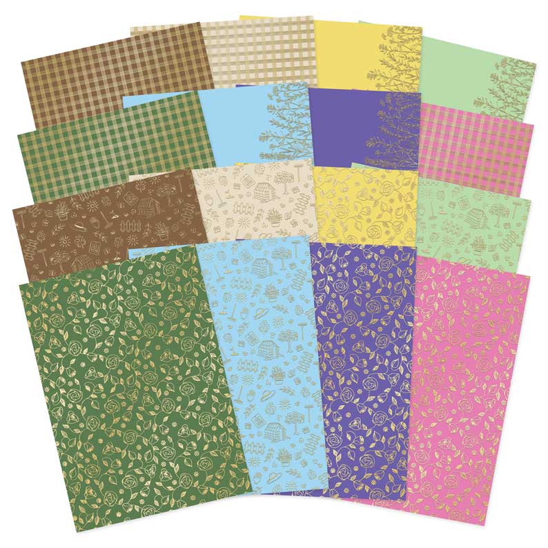 Garden Treasures Foiled Edge-to-Edge Cardstock