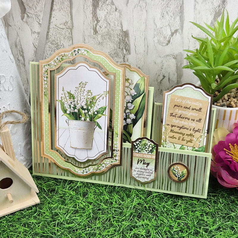 A Year of Flowers Foiled Edge-to-Edge Cardstock