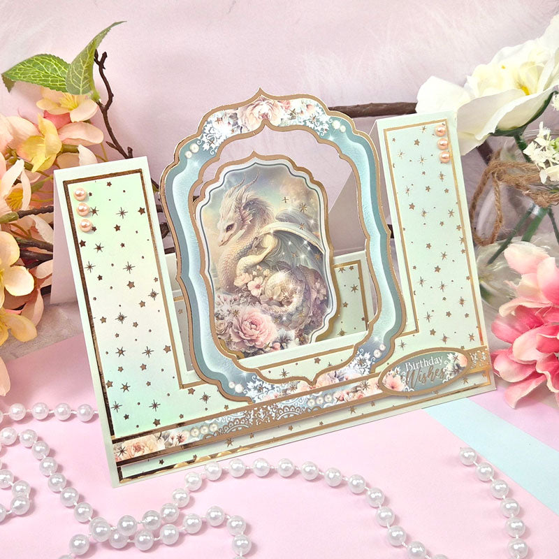 Rainbow Finish - A Touch of Colour Foiled Edge-to-Edge Cardstock