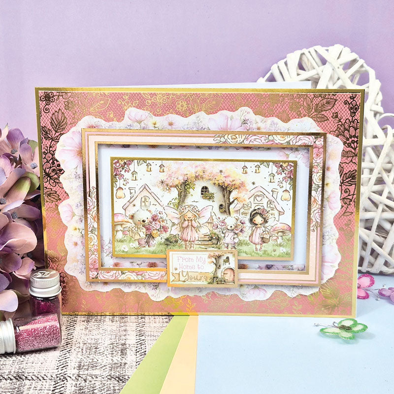 Fairyland Friends Foiled Edge-to-Edge Cardstock