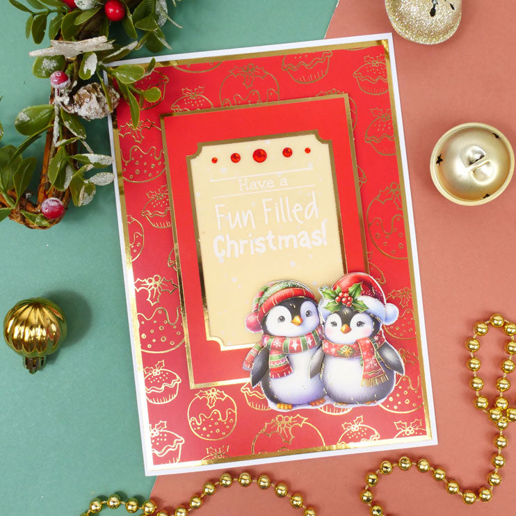 Luxury Festive Foiled Parchment Sentiment Sheets