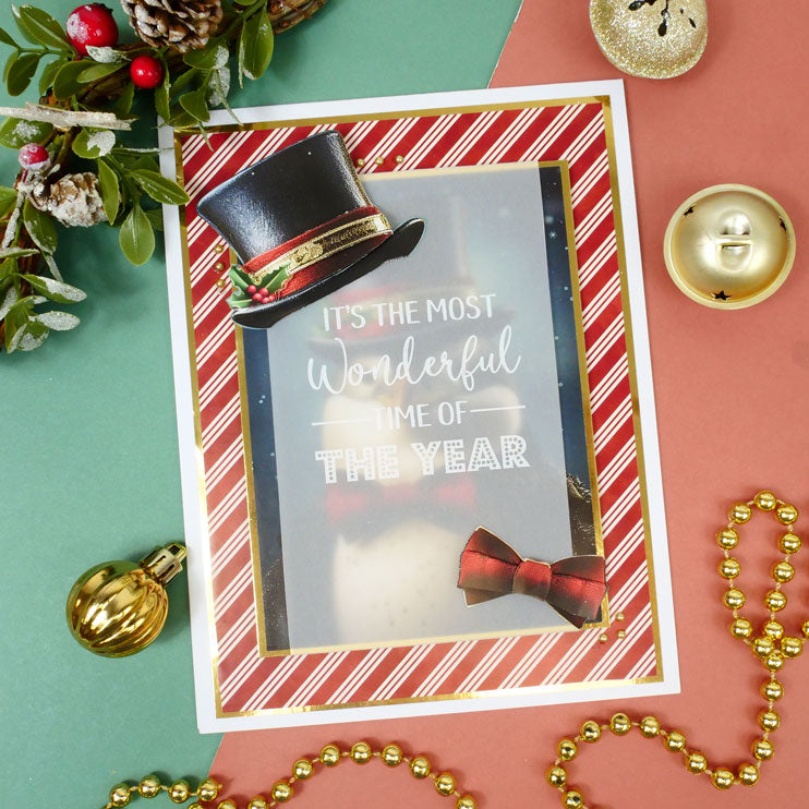 Luxury Festive Foiled Parchment Sentiment Sheets