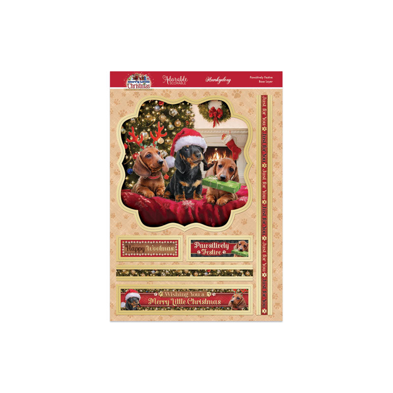 A Merry Little Christmas Deco-Large Set - Pawsitively Festive