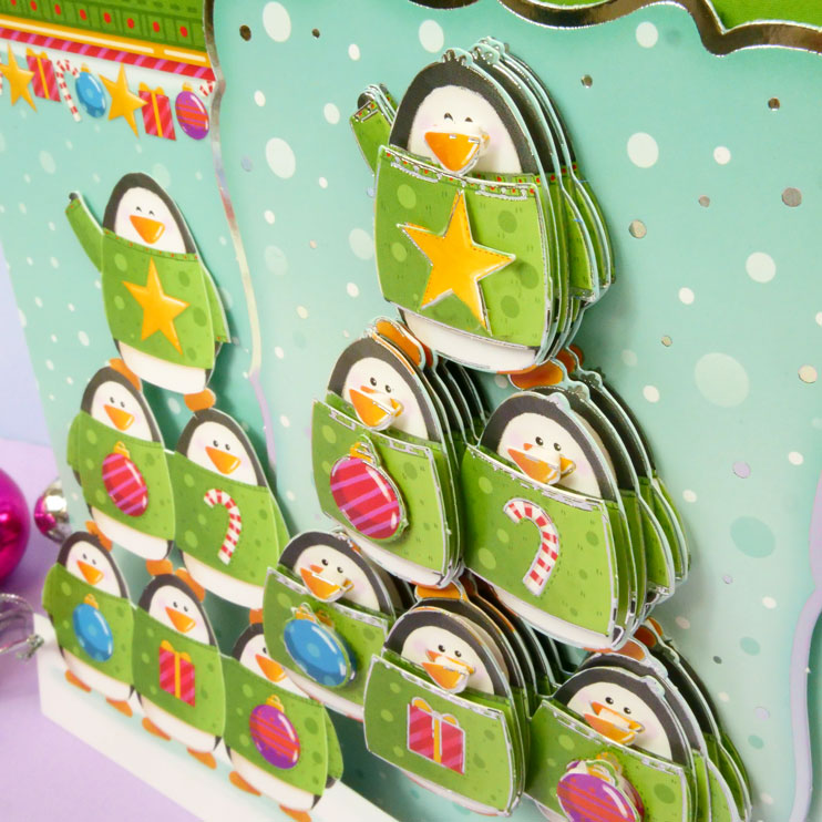 A Merry Little Christmas Deco-Large Set - Penguin Tree