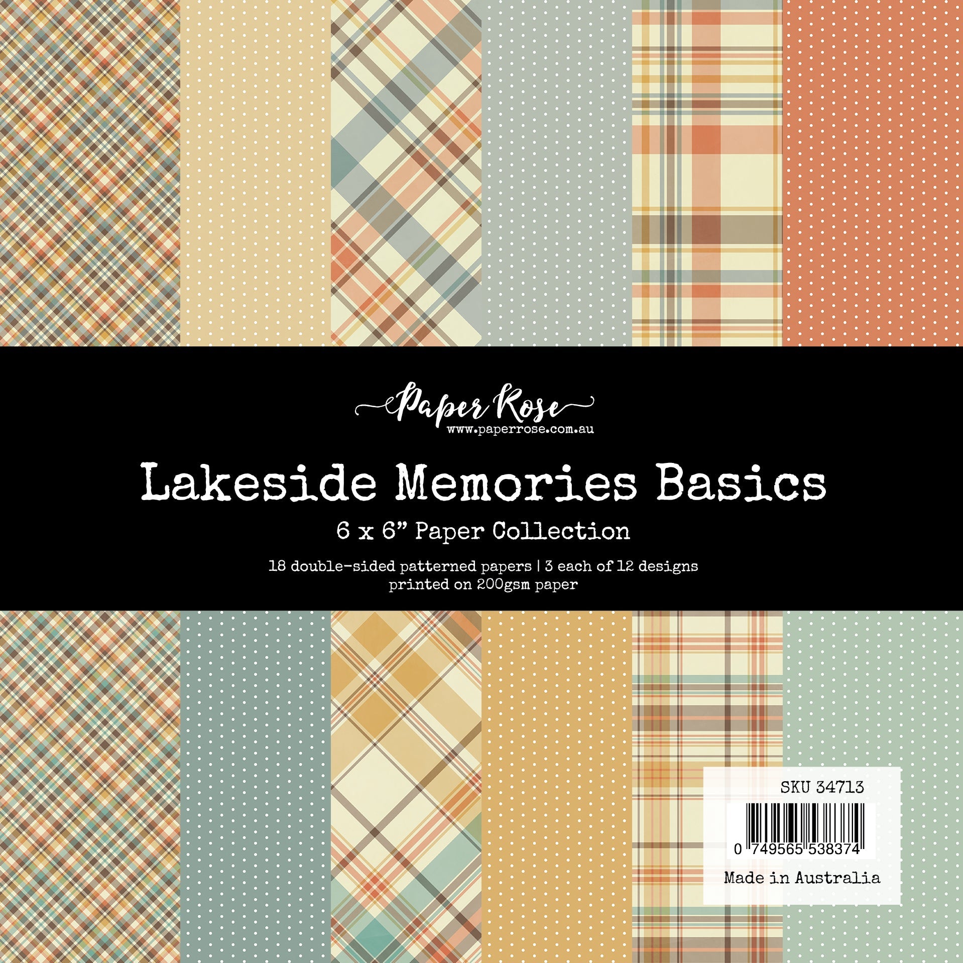 Lakeside Memories Basics 6x6 Paper Collection 34713