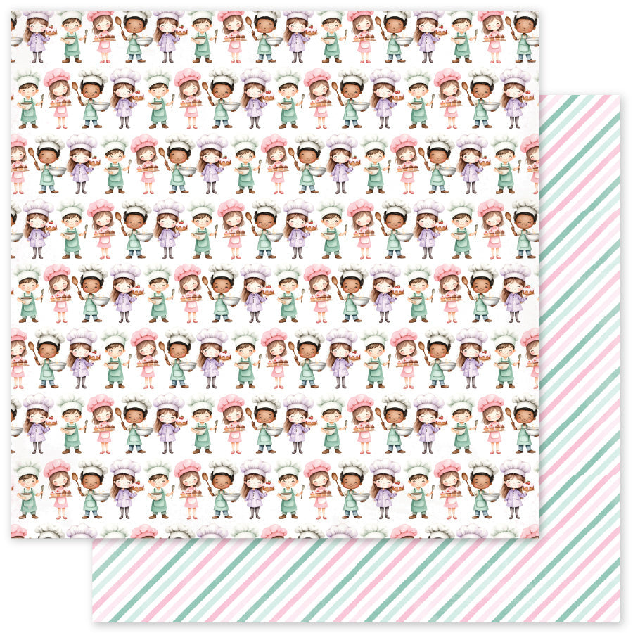 Little Bakers Patterns 12x12 Paper Collection 35023