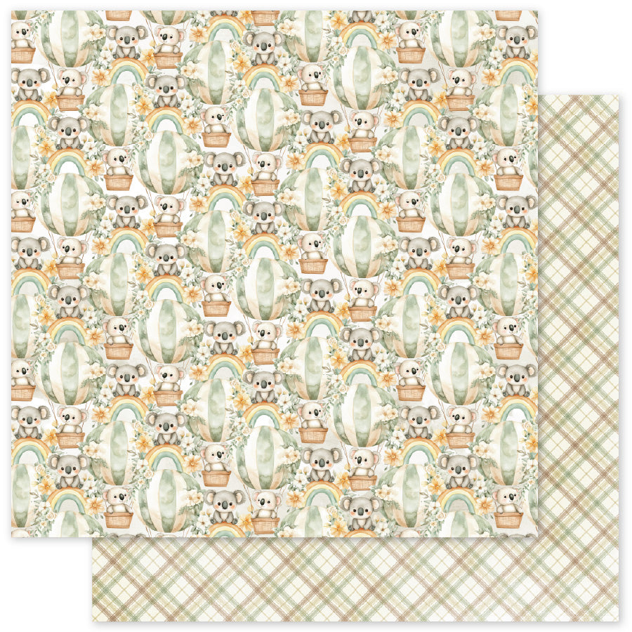 Little Koala Adventures Basics E 12x12 Paper (12 pc Bulk Pack) 36685