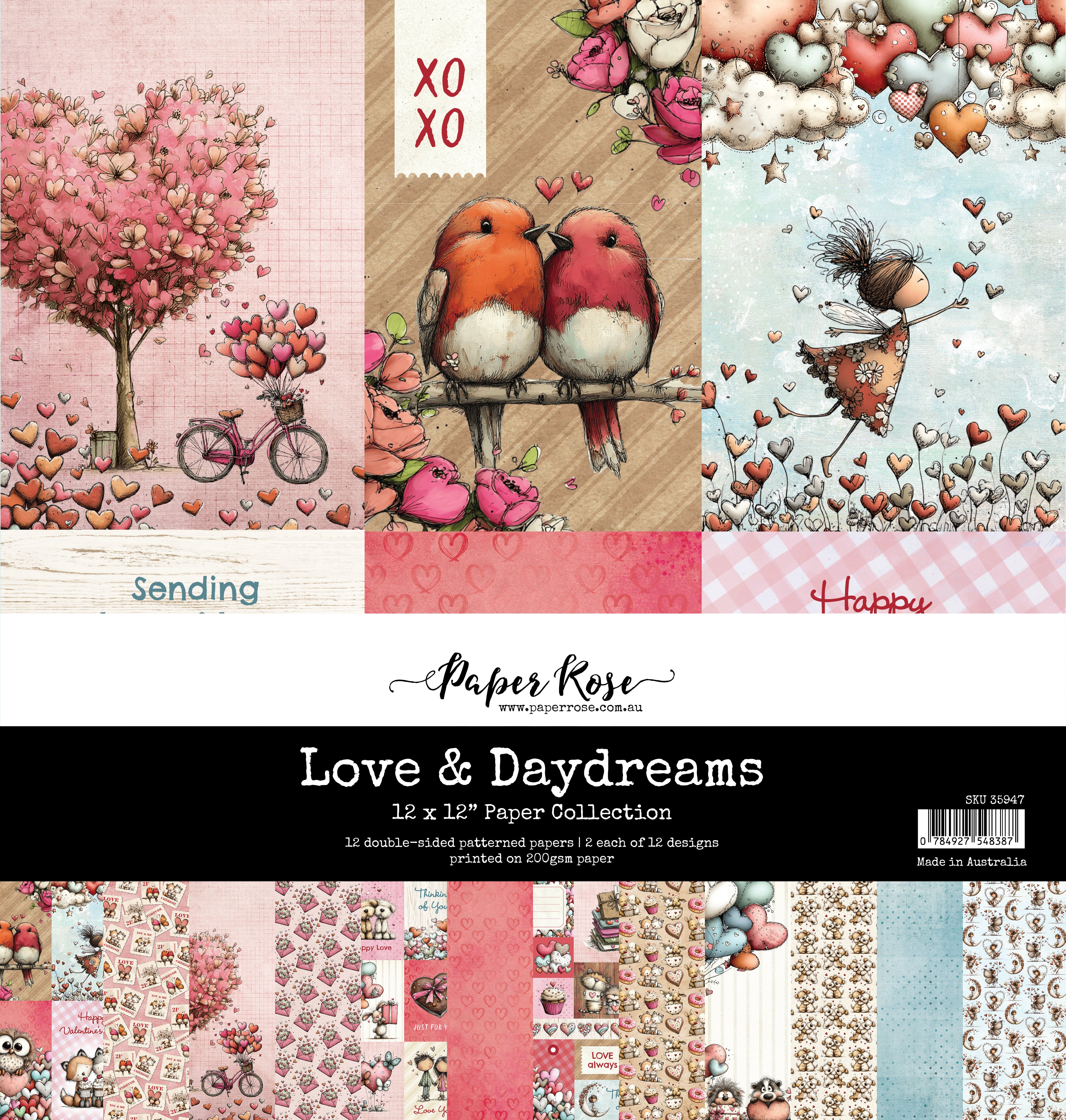 Love & Daydreams 12x12 Paper Collection 35947
