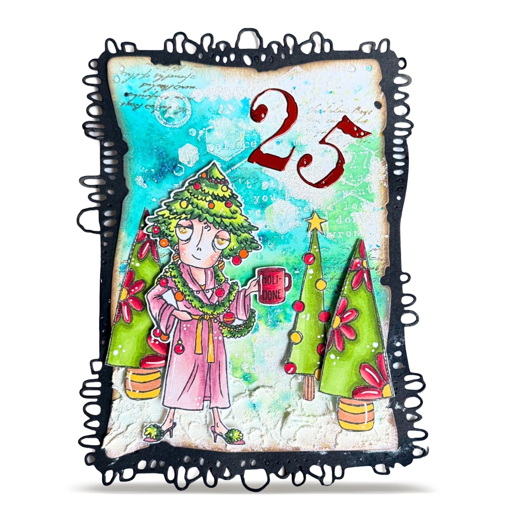AALL and Create - A7 Stamp Set - Holi-Done Dee