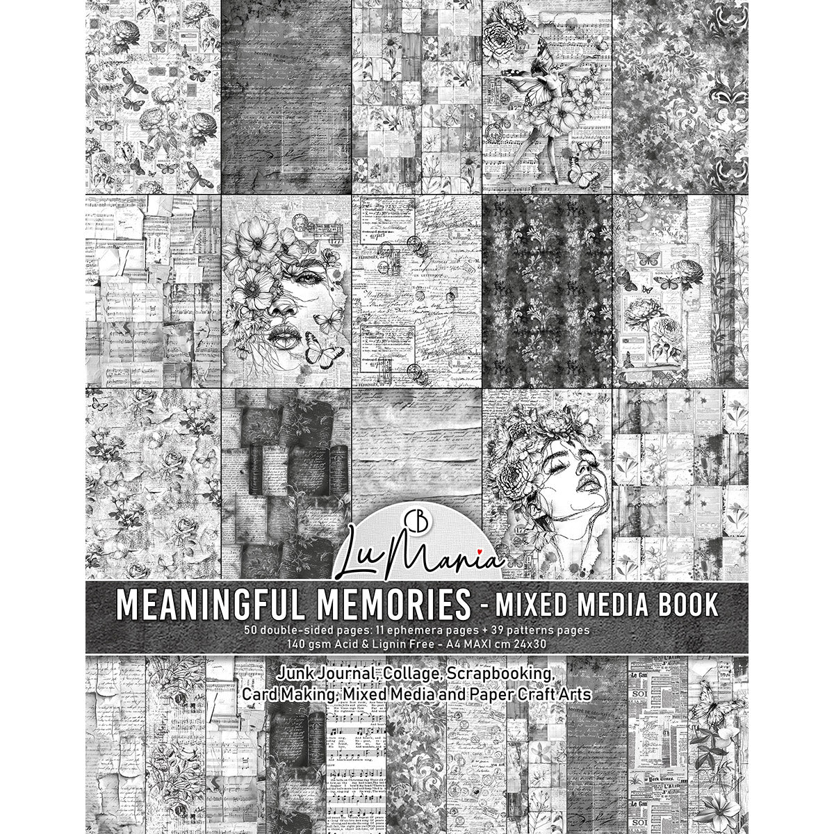 Mixed Media Book Meaningful Memories A4 Maxi