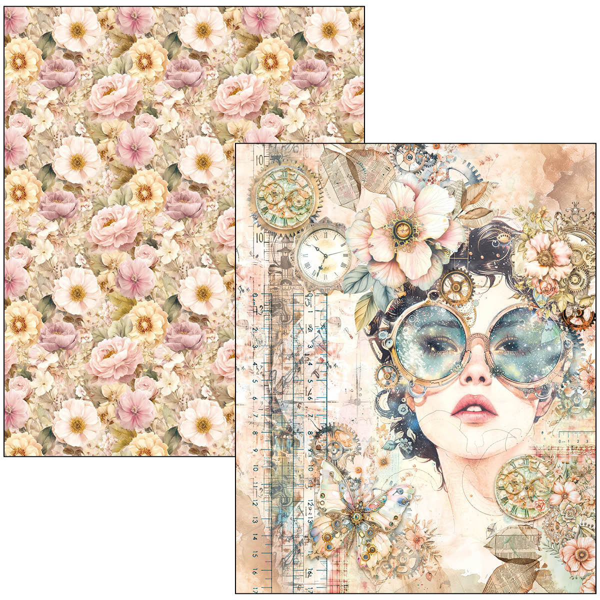 Mixed Media Book Lost in Time A4 Maxi
