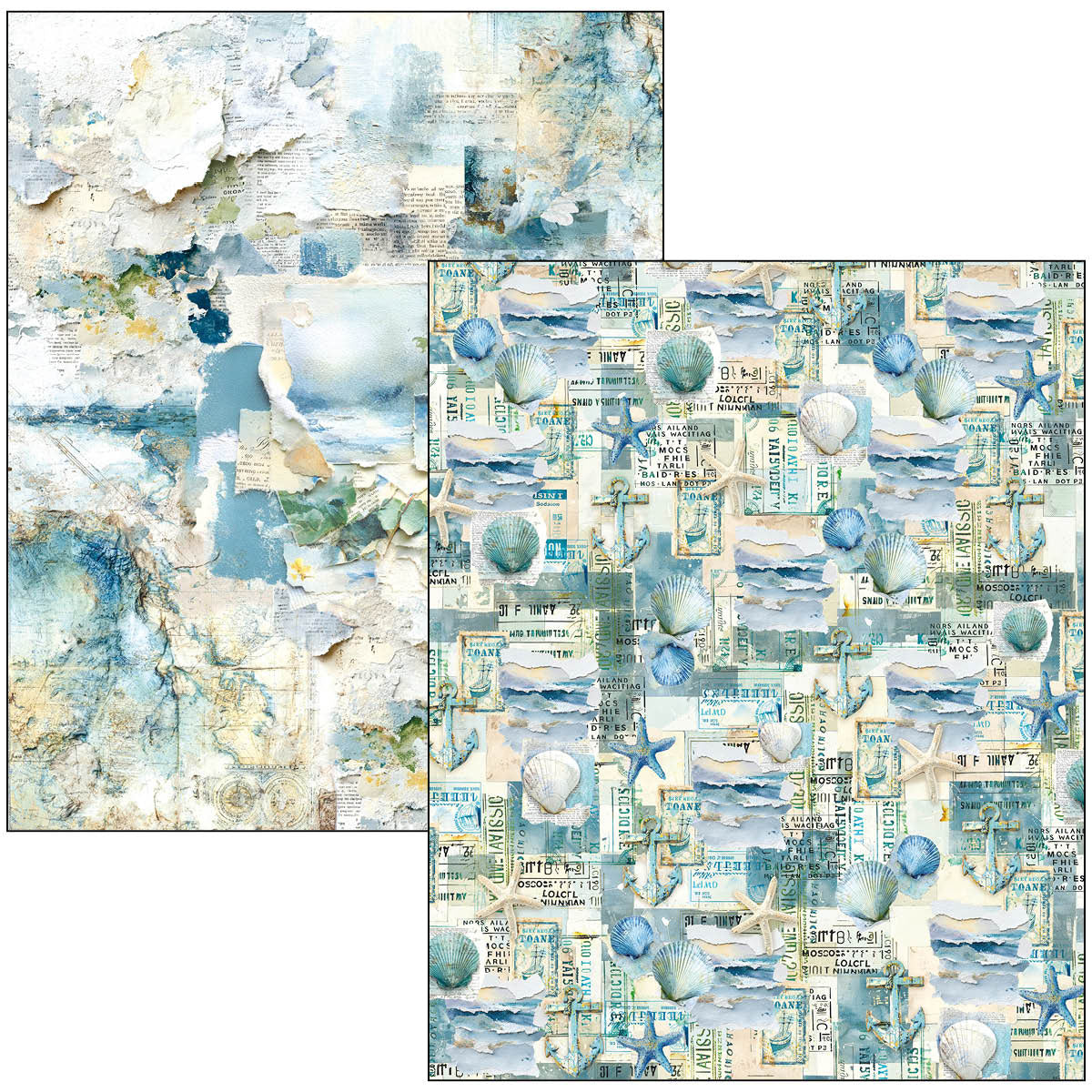 Mixed Media Book Edge of the Ocean A4 Maxi
