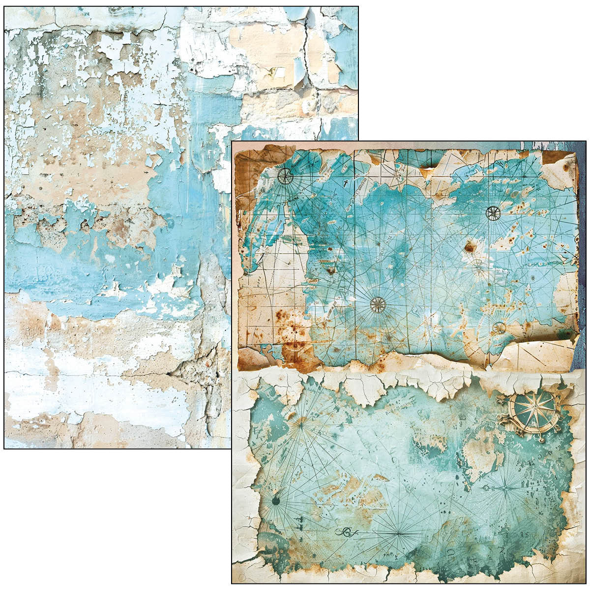 Mixed Media Book Edge of the Ocean A4 Maxi