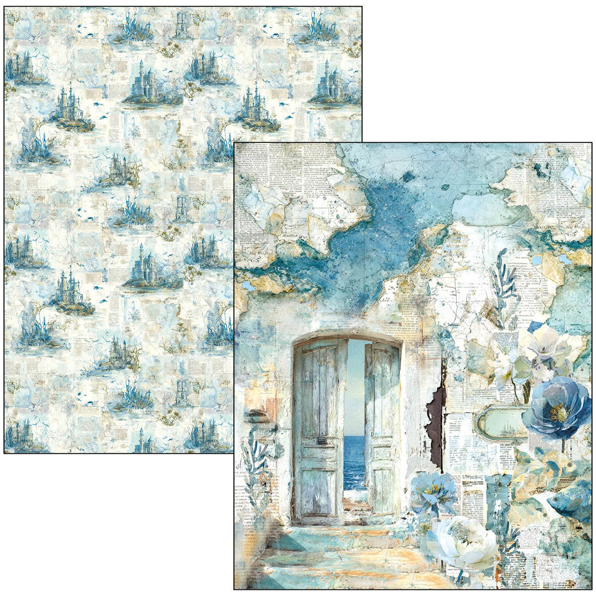 Mixed Media Book Edge of the Ocean A4 Maxi