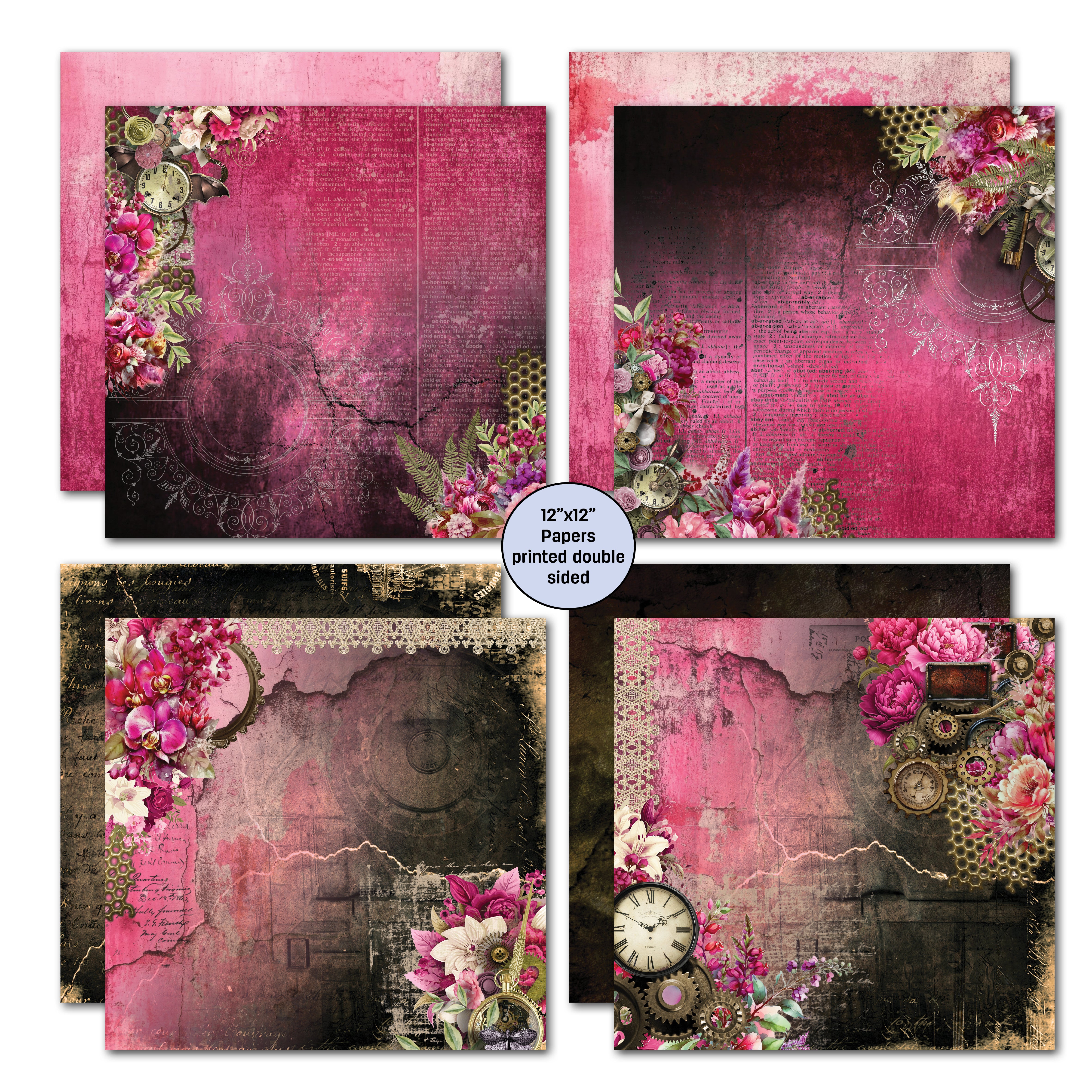 3Quarter Designs Mrs Aeronaut 12x12 Designer Paper & Diecuts