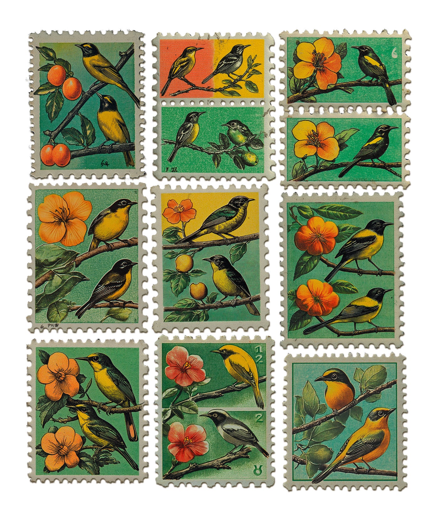 Sticker Set 10/Pkg Faraway Mail