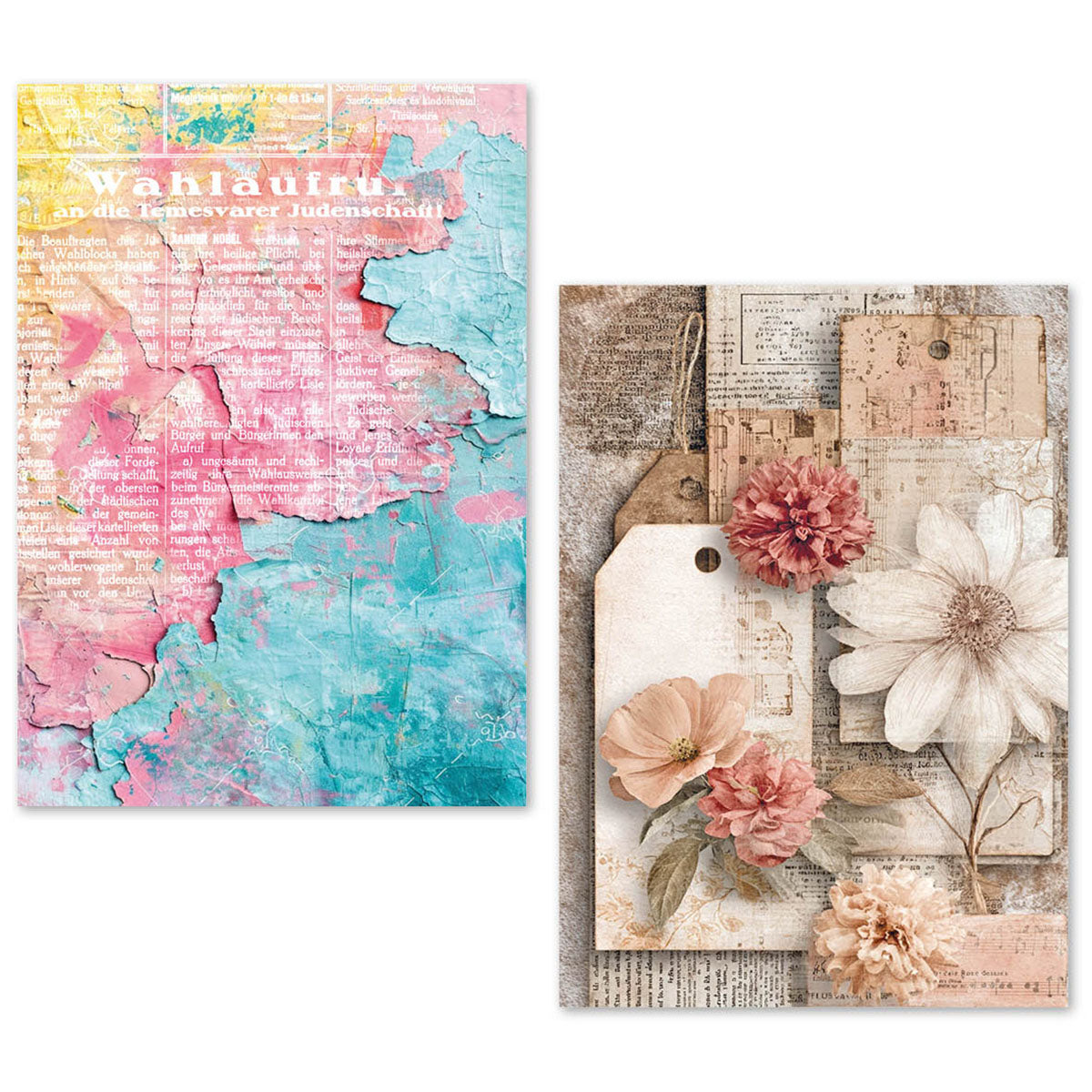 A5 Tissue Paper Set – 24 Sheets - Wild Blossom