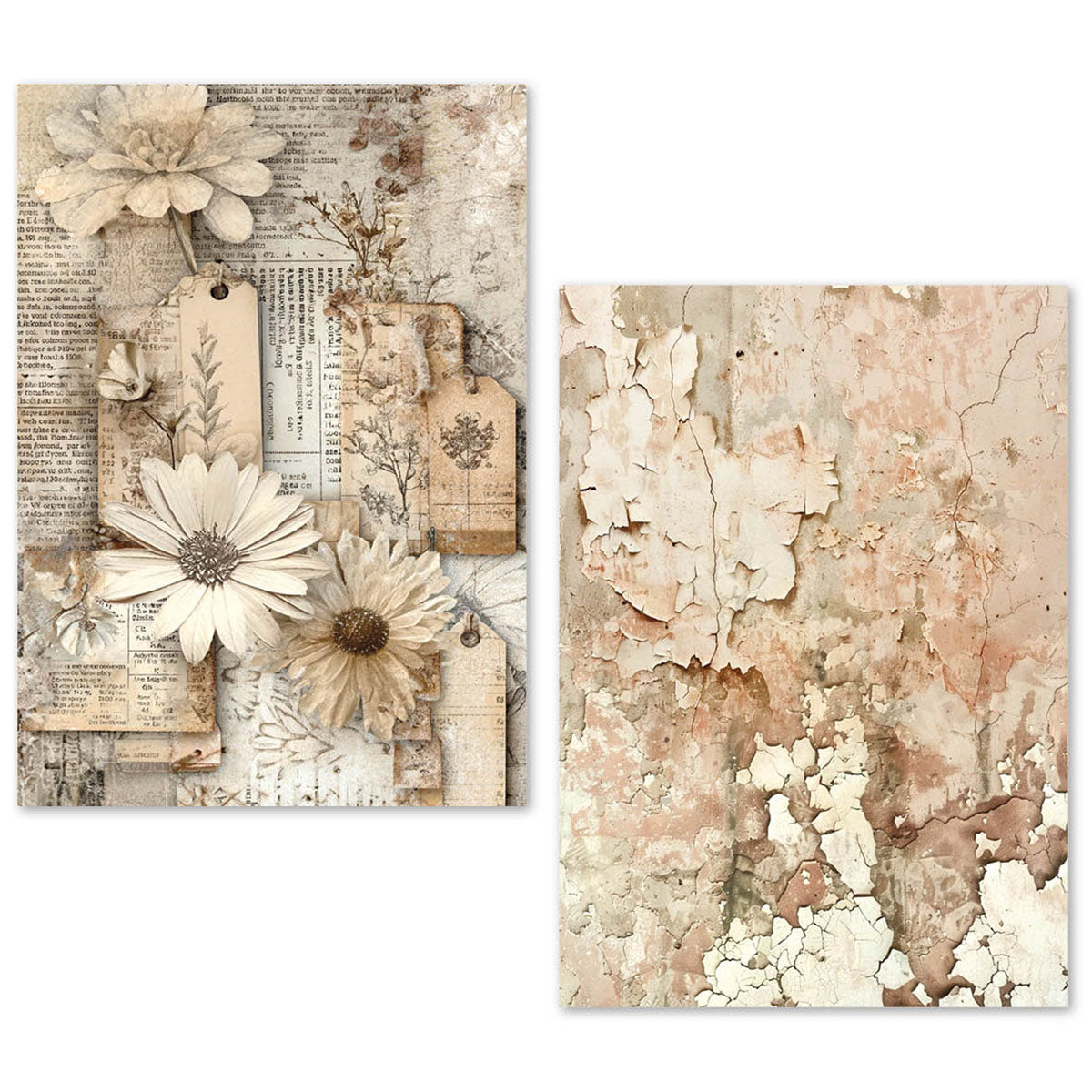 A5 Tissue Paper Set – 24 Sheets - Wild Blossom